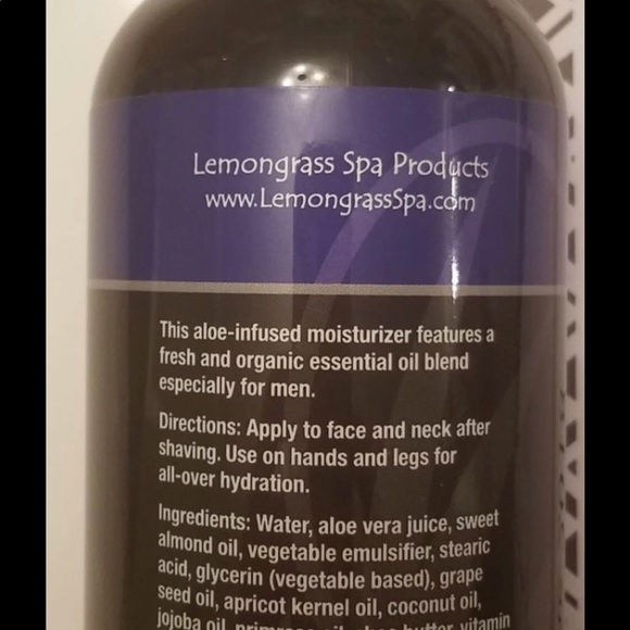 Lemongrass Spa Aftershave Lotion - Picture 2 of 2